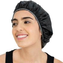Santa Clara - Touca para Amaciamento PVC Emborrachado Preta Santa Clara - Touca para Amaciamento PVC Emborrachado Preta