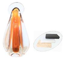 Santa Cristal Murano Âmbar P - Cristais São Marcos Com Base