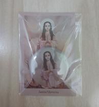 Santa Filomena 10 kits de botton com cartão de oração - Ágape bottons