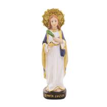 Santa Luzia 23cm de Resina
