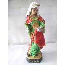 Santa Luzia 25 cm linda para Abençoar seu Lar Santa Luzia 25 cm linda para Abençoar seu Lar