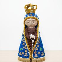 Santa nossa senhora aparecida amigurumi de crochê Santa nossa senhora aparecida amigurumi de crochê