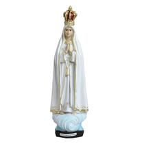 SANTA Nossa Senhora de Fátima EM Resina 25 cm DECORAÇÃO