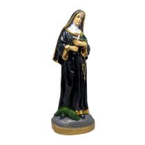 Santa Rita de Cássia em Gesso Melhor Acabamento 30cm - Divinário