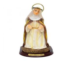 Santa Rosa De Lima 15cm Enfeite Resina - Skin Zabom