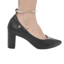 Santinelli Scarpin 1544-003-Tornozeleira-Salto-Bloco Preto Santinelli Scarpin 1544-003-Tornozeleira-Salto-Bloco Preto
