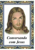 Santinhos Conversa com Jesus PE - 7x10 cm