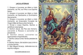 Santinhos Novena Santíssima Trindade - 10x14 cm Santinhos Novena Santíssima Trindade - 10x14 cm