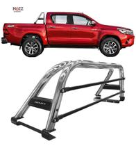 Santo Antonio Duplo Cromado Hilux 2016 a 2020 Santo Antonio Duplo Cromado Hilux 2016 a 2020