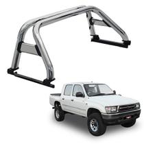 Santo antônio hilux 1997 1998 1999 2000 2001 cromado 70mm