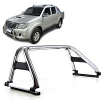 Santo Antônio Hilux 2005 2006 2007 a 2015 sem barra Cromado