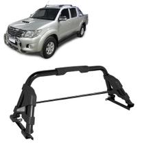 Santo Antônio Hilux 2005 a 2015 com barra Preto Premiere