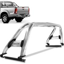 Santo Antonio Hilux 2005 a 2015 Duplo Cromado Sem Barra Santo Antonio Hilux 2005 a 2015 Duplo Cromado Sem Barra