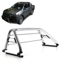 Santo Antônio Hilux 2016 em diante CD com grade Cromo