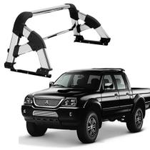 Santo Antônio L200 Sport 2006 2007 2008 Cromo com barra Santo Antônio L200 Sport 2006 2007 2008 Cromo com barra