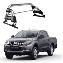 Santo Antonio L200 Triton 2010 2011 2012 Com Grade Cromo STR