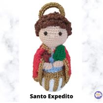 Santo Expedito em crochê