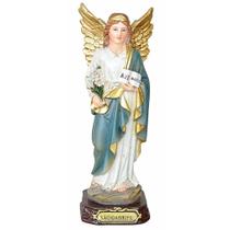 Santo Imagem Anjo Gabriel Resina Homem Forte De Deus 16cm Santo Imagem Anjo Gabriel Resina Homem Forte De Deus 16cm