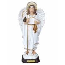 Santo Imagem Arcanjo Rafael Resina 30cm Santo Imagem Arcanjo Rafael Resina 30cm