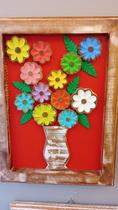 Santorini Quadro Flor 50x35 Ln-f3