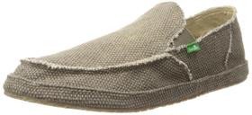 Sanuk Mocassim Masculino Rounder Marrom Confortável Slip-On Tamanho 13