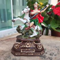 São Jorge Imagem em Resina 15 cm