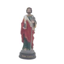 São Judas Resina Nacional 15cm - Imagem Religiosa