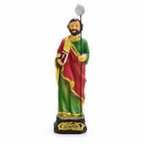 São Judas Tadeu 13cm Religiosa Resina Decoração Católica