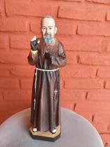 São Padre Pio, 30cm, resina