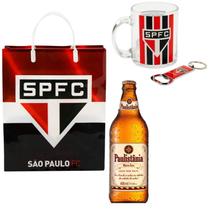 São Paulo Time Kit Presente Sacola Caneca Abridor Cerveja - Cesta de Presentes