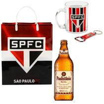 São Paulo Time Kit Presente Sacola Caneca Abridor Cerveja