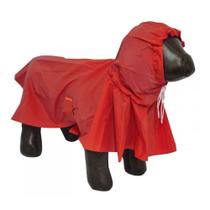 Sao pet capa de chuva pp vermelha 25x48cm - un