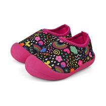 Sapameia Conforto Menina Bebê Infantil Antiderrapante Preto/Colorido Mzkid