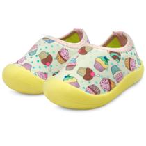 Sapameia Infantil Menina Antiderrapante Mz Shoes Bebê Cupcake