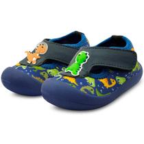 Sapameia Infantil Menino Antiderrapante Mz Shoes Bebê Dinossauro