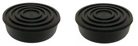 Sapata Borracha Elevador Autocenter Redonda 111mm Kit 2