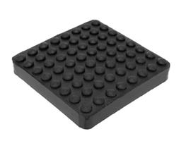 Sapata Borracha Elevador Mecânica Autocenter Quadrada 119mm