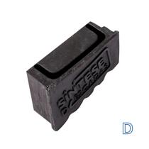 Sapata de Borracha Perfil U Lado Direito Escada Fibra Vidro