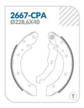 Sapata de Freio 2667-CPA Laguna 93/ Scenic 96/ Megane 96/ 228x42mm Com Haste Sapata de Freio 2667-CPA Laguna 93/ Scenic 96/ Megane 96/ 228x42mm Com Haste