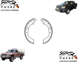 Sapata de freio com lonas hilux 3.0 turbodiesel após 2004