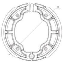 Sapata de Freio Dian / Tras Sundown Hunter 125 2003 a 2010