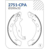 Sapata de Freio Ford Ka Sedan 2015 a 2023 COBREQ 2751-CPA