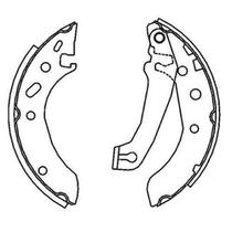 Sapata de freio traseira - celta 2000 a 2001 / prisma 2006 a 2007 / fiesta 1995 a 2002 / ka 2008 a 2009 - 2615cp Sapata de freio traseira - celta 2000 a 2001 / prisma 2006 a 2007 / fiesta 1995 a 2002 / ka 2008 a 2009 - 2615cp