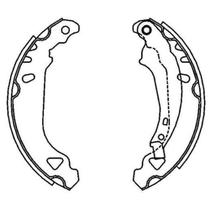 Sapata De Freio Traseira Clio 1999 A 2000 / Logan 2008 A 2013 / Sandero 2008 A 2014 / Symbol 2009 A 2013