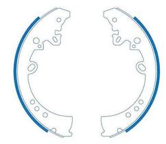 Sapata de Freio Traseira Hilux 2005 em diante Jurid HQJ-524 sistema Akebono