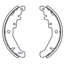 Sapata De Freio Traseira Palio 1996 A 2010 / Siena 1997 A 2007 / Uno 2008 A 2021 - 203001 Sapata De Freio Traseira Palio 1996 A 2010 / Siena 1997 A 2007 / Uno 2008 A 2021 - 203001