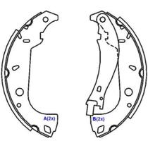 Sapata de Freio Traseiro Fiat Fiorino 1992 a 2010 SYL 203003