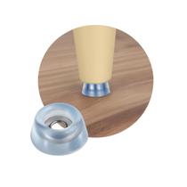 Sapata De Silicone Para Móveis 28MM Sem Arruela De Reforço