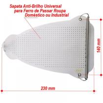 Sapata De Teflon Anti-Brilho Universal Para Ferro Industrial E Doméstico Para Passar Roupas 805600 - MCB