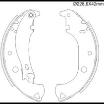Sapata Freio Fiat Doblo 2001 a 2022 Fras-Le FI/136-CPA